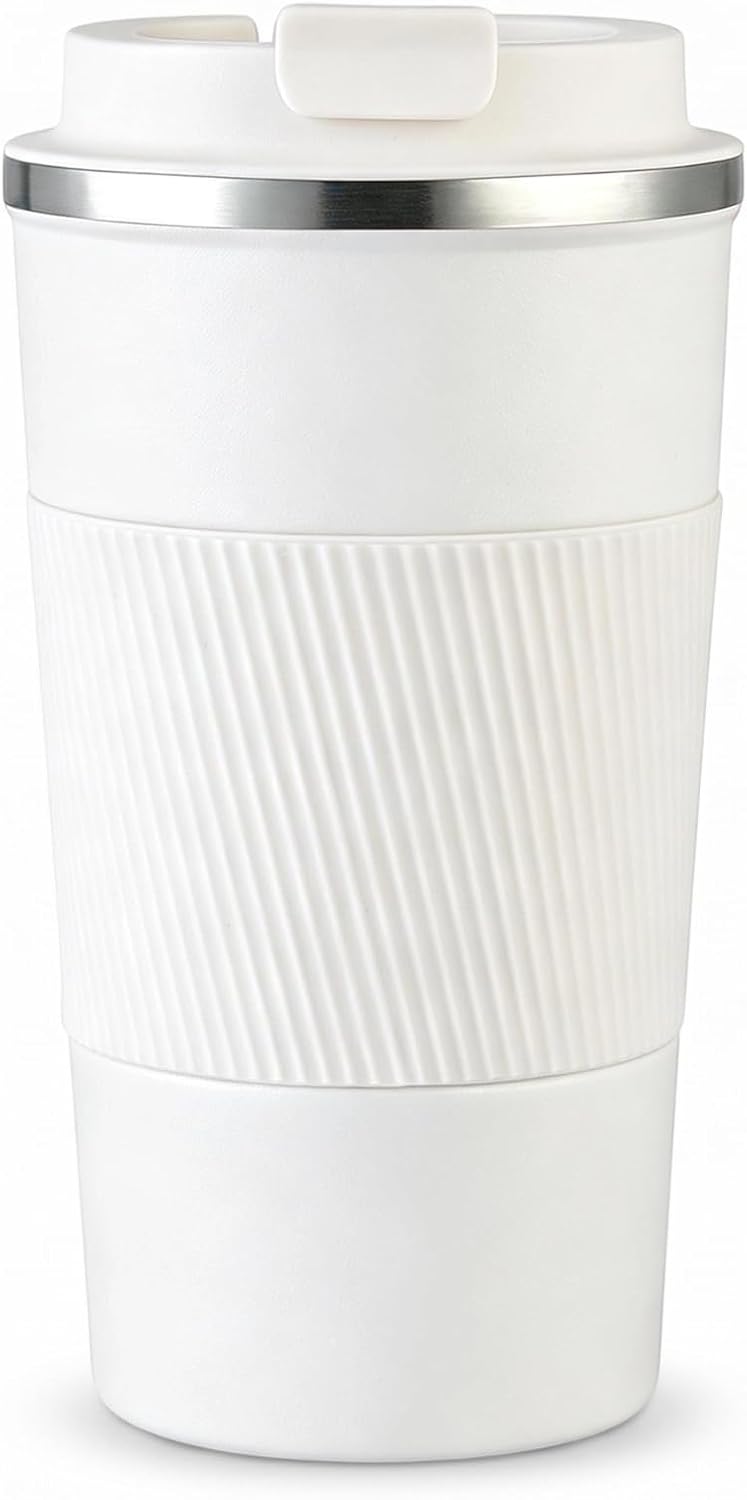 Thermobecher – auslaufsicher, doppelwandig, aus Edelstahl, 510ml