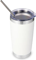 Thermobecher: mit Strohhalm, doppelwandig, isoliert, 600ml