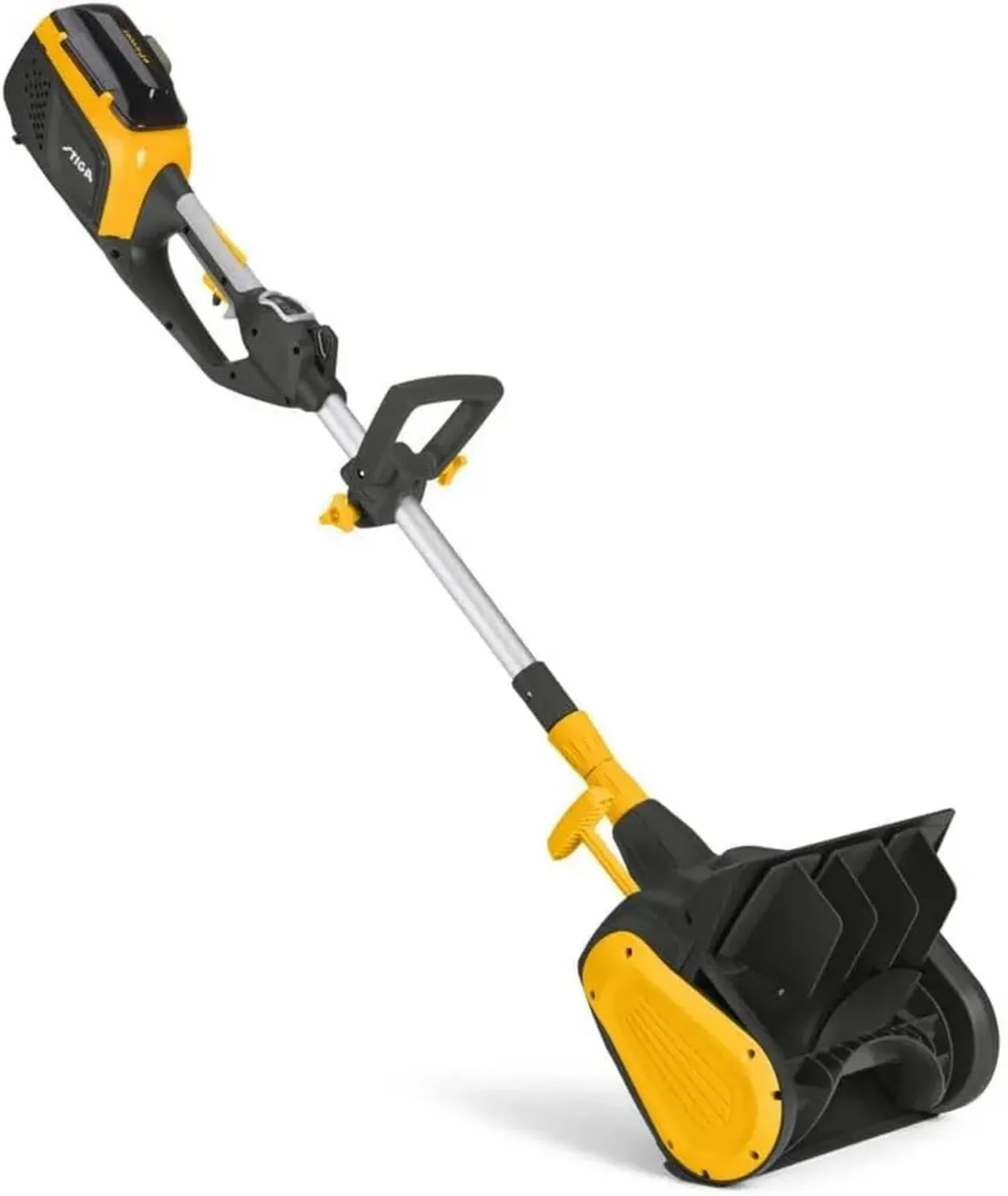 STIGA ST 300e Schneefräse Set mit Akku und Ladegerät, 450W, Betriebstemperatur bis -20°C, Gelb