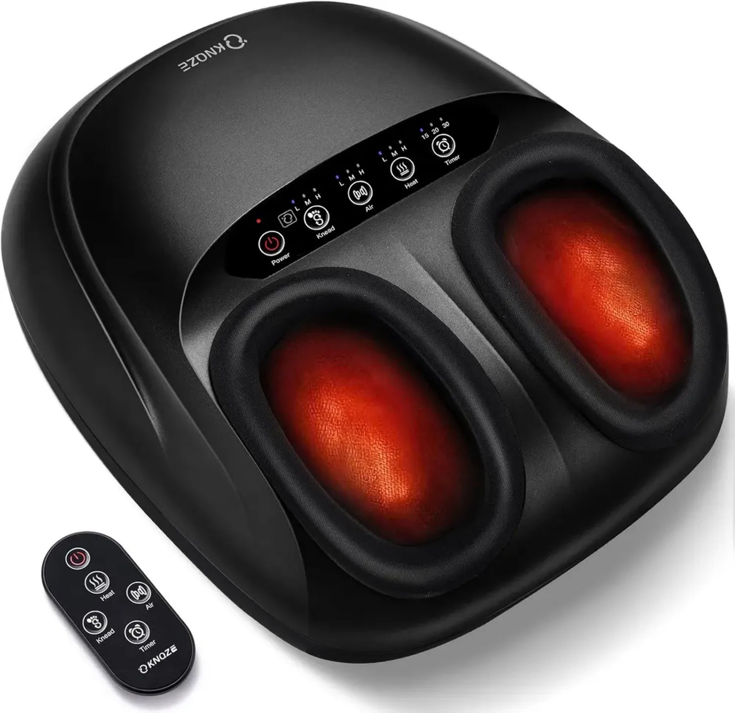 Elektrisches Shiatsu Fußmassagegerät mit Wärmefunktion, geeignet für Plantarfasziitis und Neuropathie, Geschenkidee für Sie und Ihn, Größe bis 47