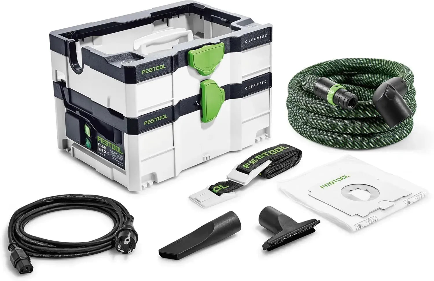 Festool CTL SYS Staubsauger mit Filtersack und Zubehör